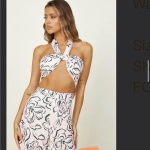 Brand new Crop top and pants set